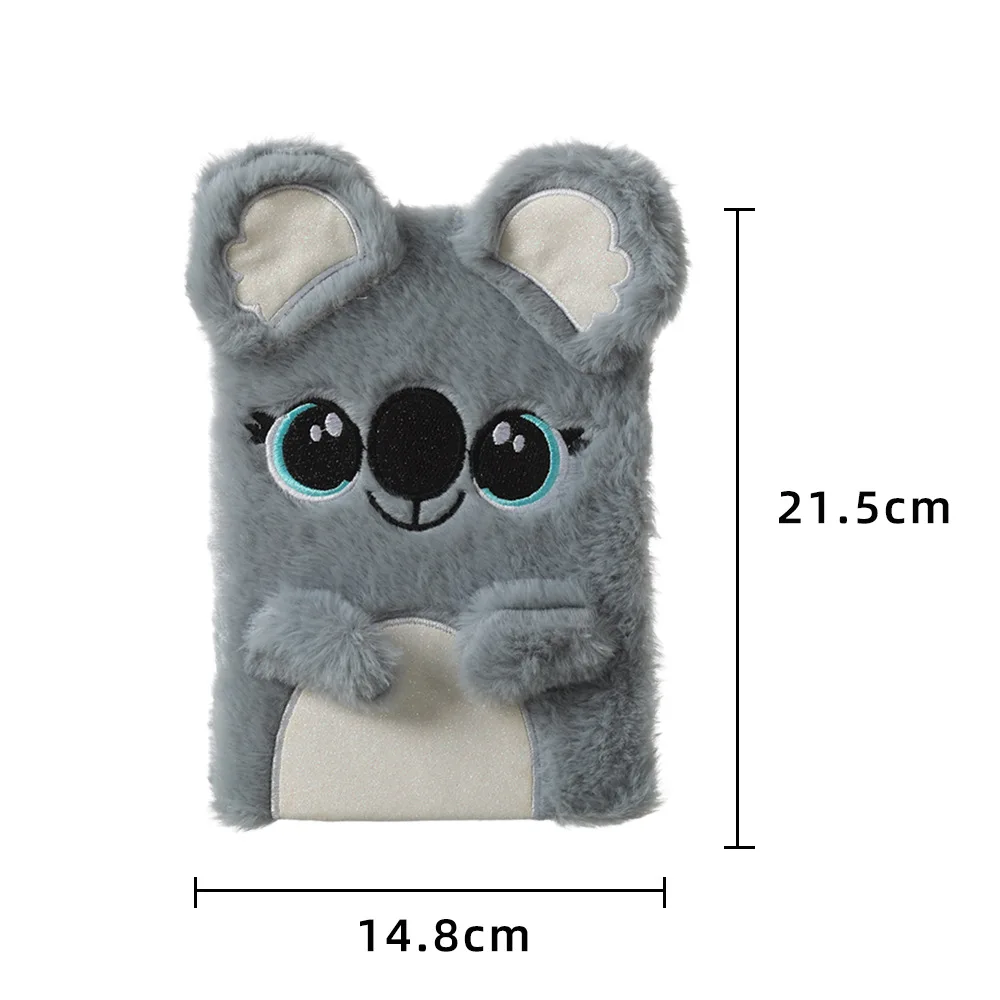 A5 Plush Embroidered Notebook 160 Pages 6 A5 Plush Embroidered Notebook 160 Pages - Image 6