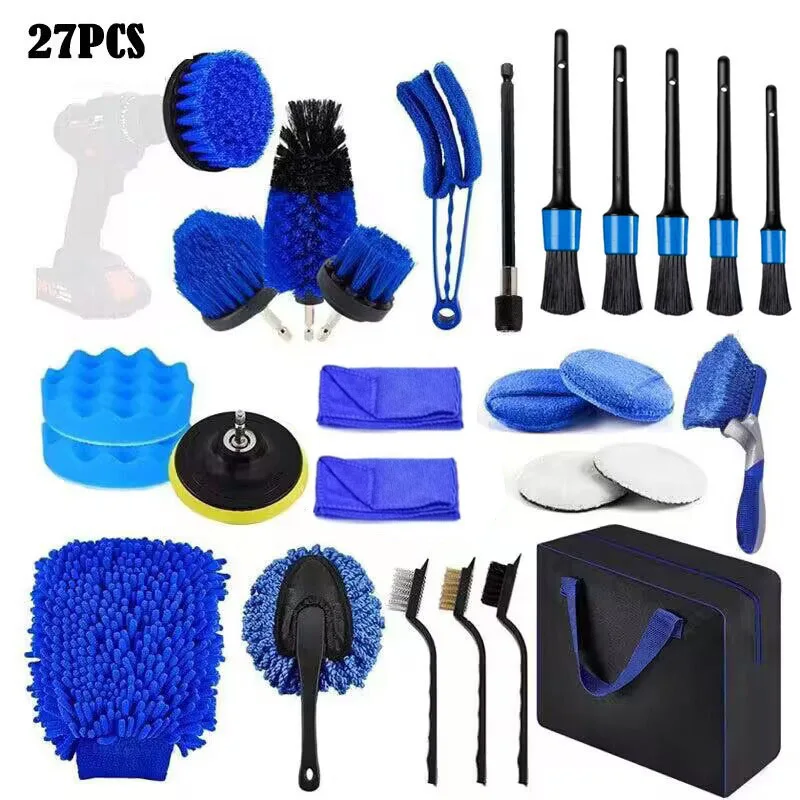 Drill-Powered Detail Brush Set
