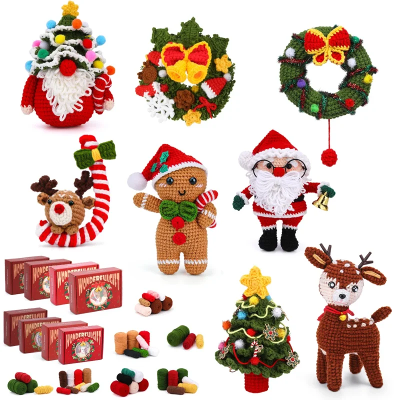 Christmas Crochet Starter Kit for Beginners