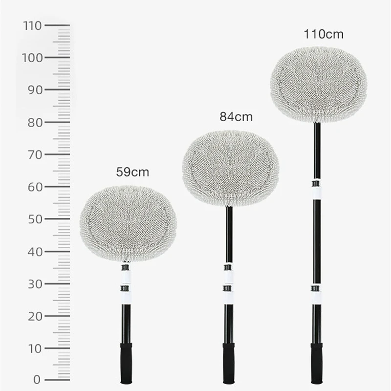 Telescopic Car Wash Chenille Brush - Image 6