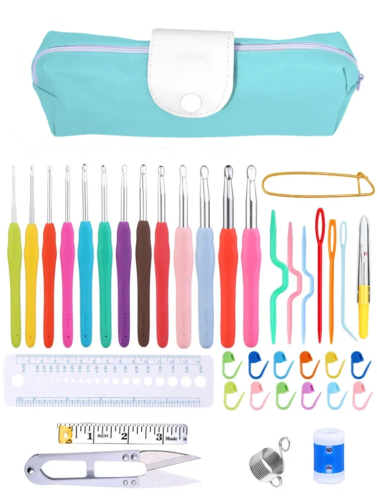 Colourful Crochet Hook & Notions Kit 1 Colourful Crochet Hook & Notions Kit