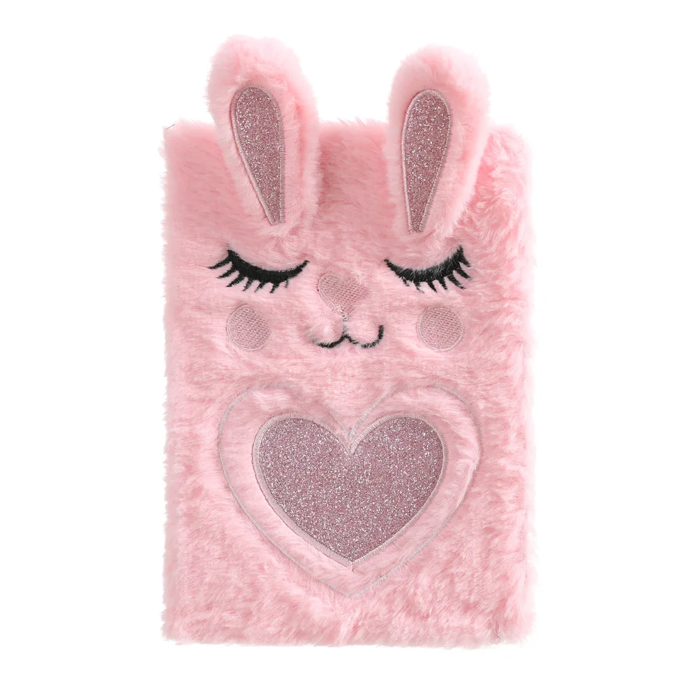 A5 Plush Embroidered Notebook 160 Pages 5 A5 Plush Embroidered Notebook 160 Pages - Image 5