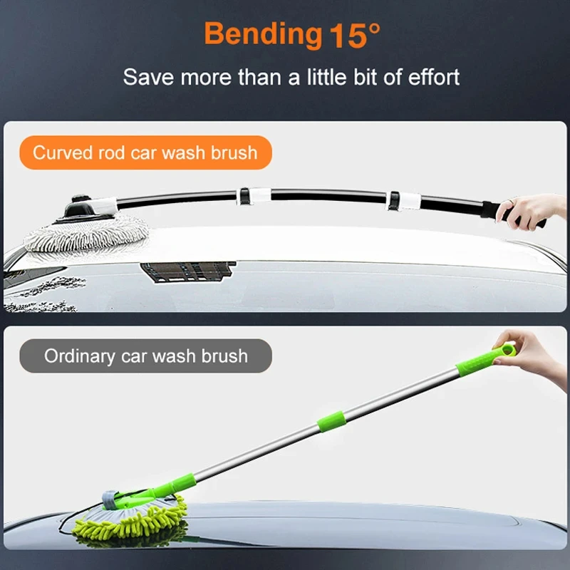 Telescopic Car Wash Chenille Brush - Image 3