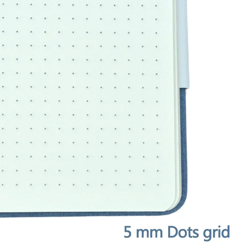 A5 Dotted Cloth Hardcover Notebook 4 A5 Dotted Cloth Hardcover Notebook - Image 4