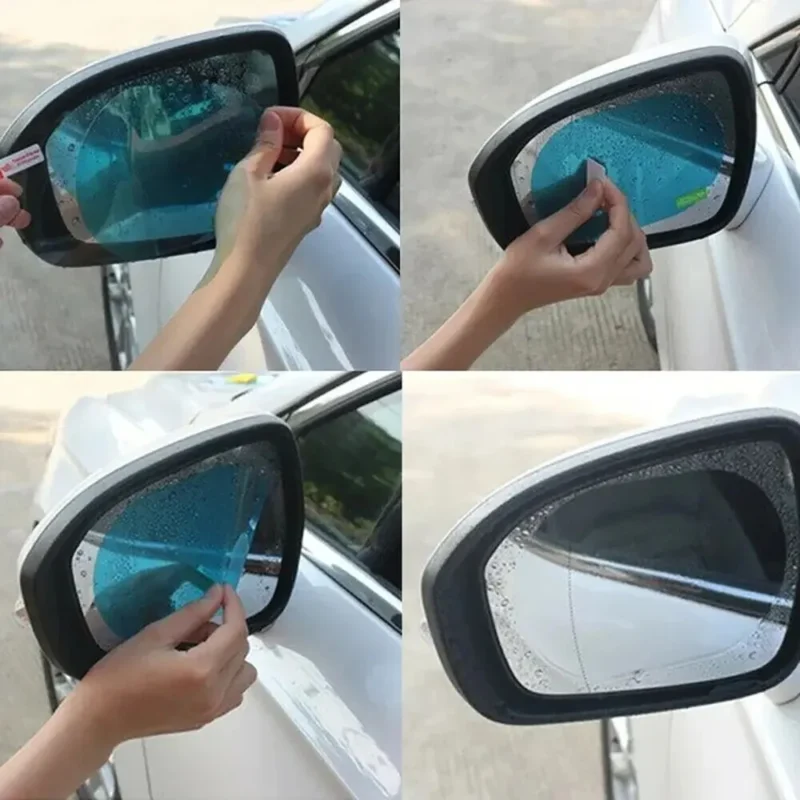 Anti-Fog Rearview Mirror Film 2 Pack