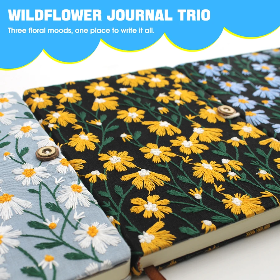 Blank A5/A6 Daisy Notebook 200 Pages 6 Blank A5/A6 Daisy Notebook 200 Pages - Image 6