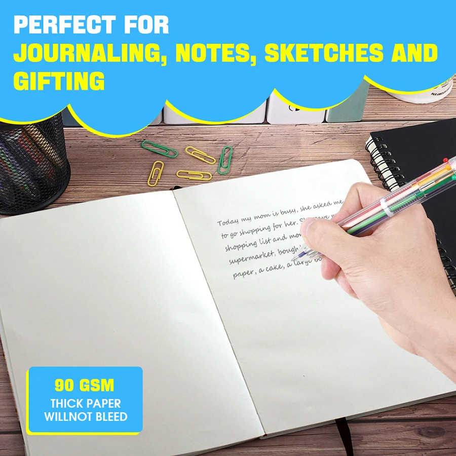 Blank A5/A6 Daisy Notebook 200 Pages 4 Blank A5/A6 Daisy Notebook 200 Pages - Image 4