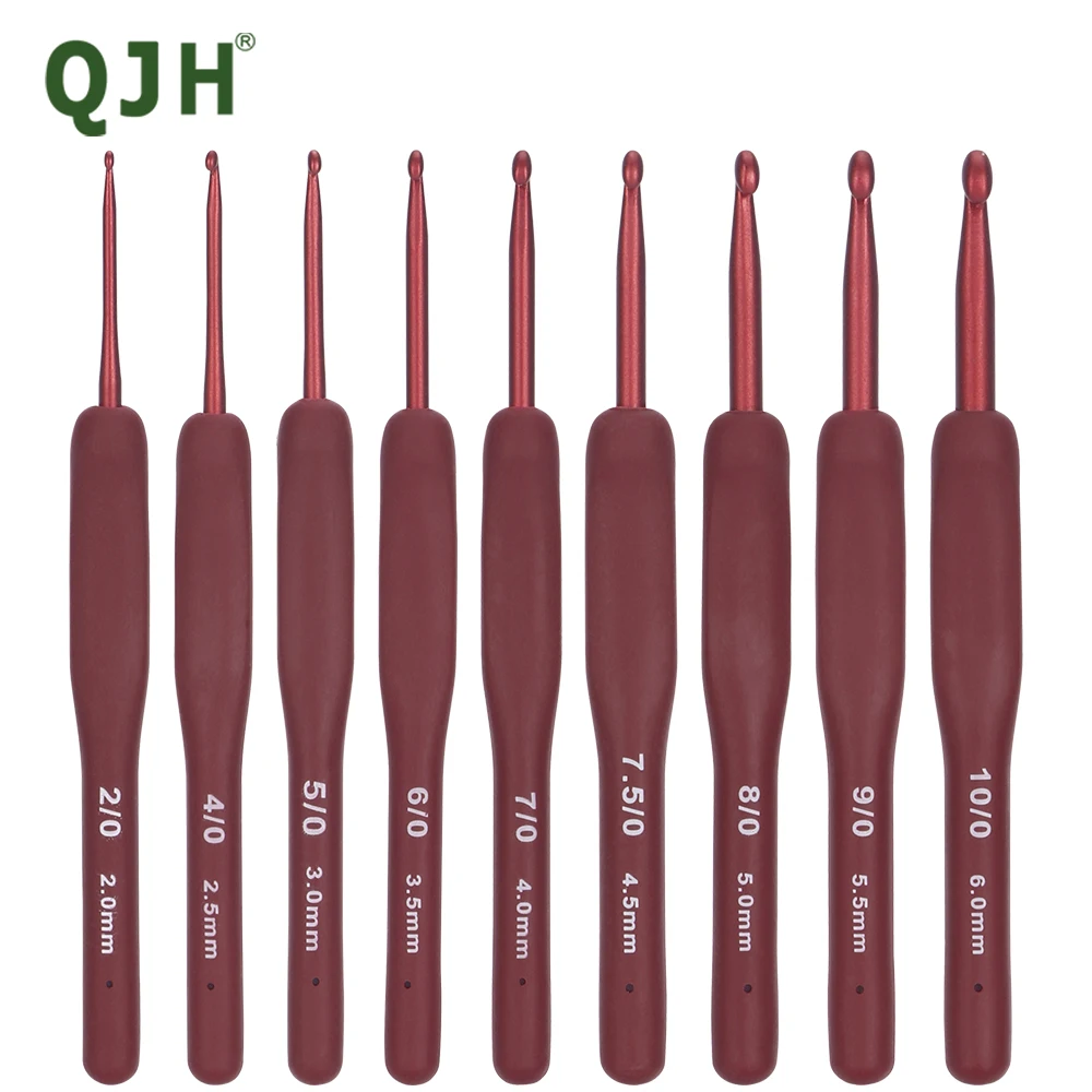 Ergonomic Crochet Hook Set 2–6 mm 1 Ergonomic Crochet Hook Set 2–6 mm