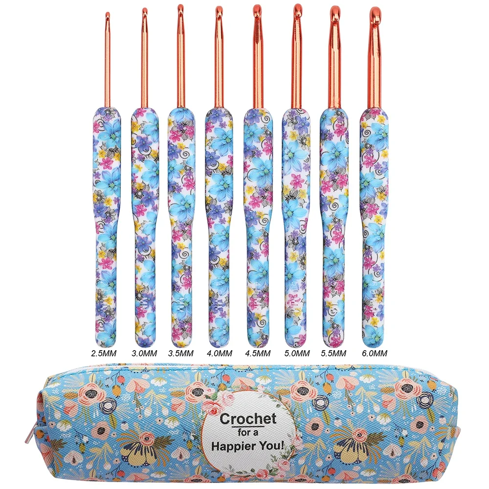Ergonomic Aluminium Crochet Hooks 1 Ergonomic Aluminium Crochet Hooks