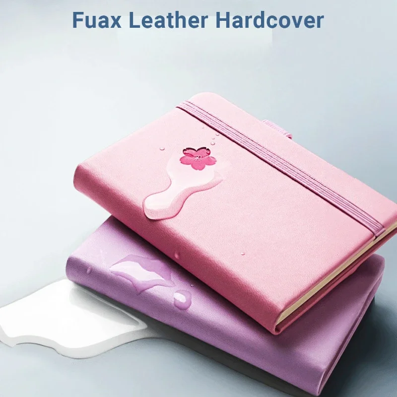 A7 Pocket Faux Leather Notebook 100 Sheets 5 A7 Pocket Faux Leather Notebook 100 Sheets - Image 5