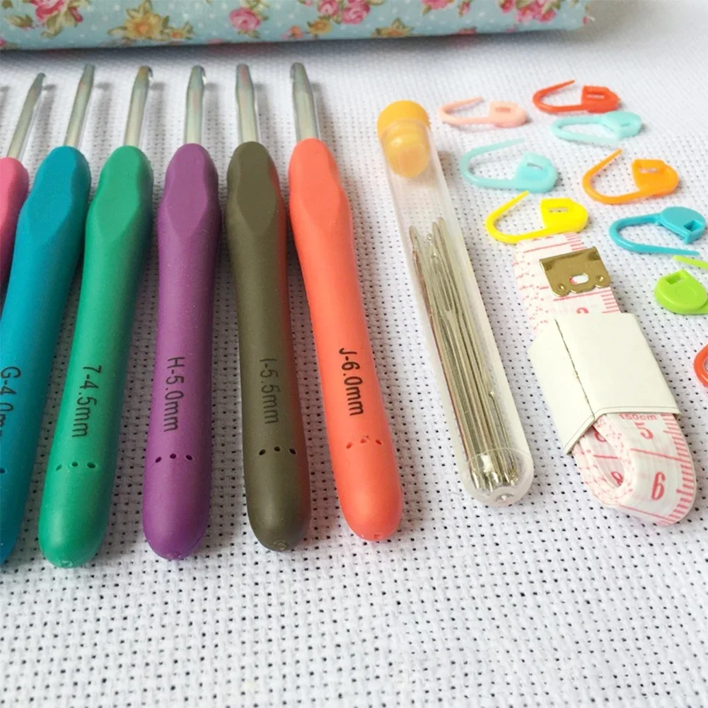 Aluminium Crochet Hook Set 2–8 mm 5 Aluminium Crochet Hook Set 2–8 mm - Image 5