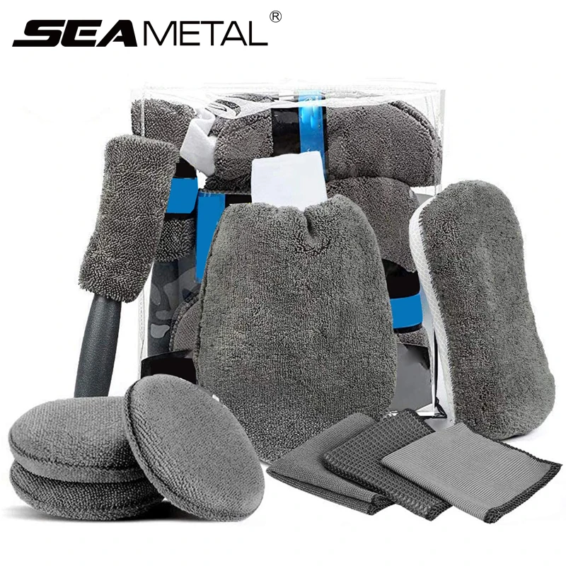 9-Piece Microfibre Car Wash Kit
