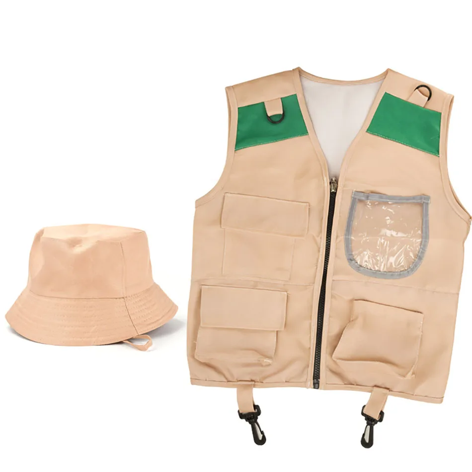 Kids Explorer Vest & Hat Costume Set 3 Kids Explorer Vest & Hat Costume Set - Image 3
