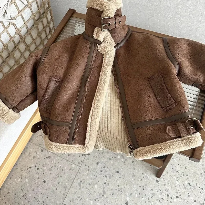 Kids Insulated Winter Jacket Fur Hood 4 Kids Insulated Winter Jacket Fur Hood - Image 4
