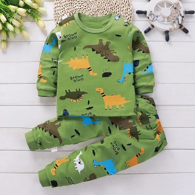 Kids Cotton Pajama Set Top + Pant 2 Kids Cotton Pajama Set Top + Pant - Image 2