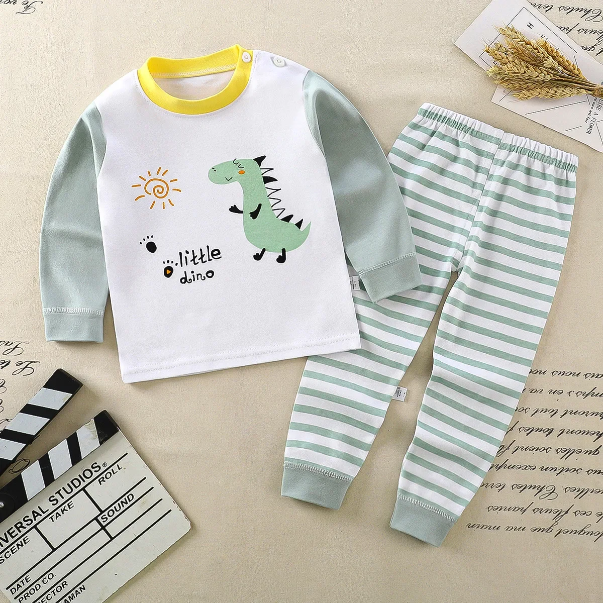 Kids Cotton Pajama Set Top + Pant 4 Kids Cotton Pajama Set Top + Pant - Image 4