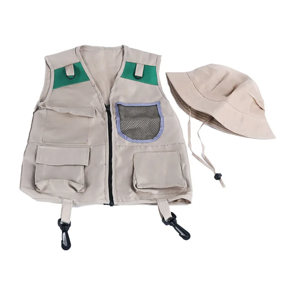 Kids Explorer Vest & Hat Costume Set 2 Kids Explorer Vest & Hat Costume Set - Image 2