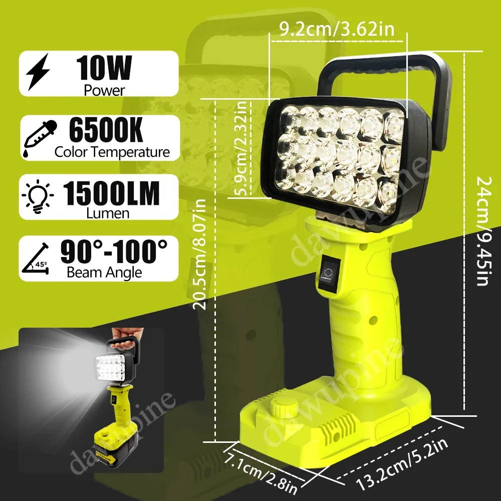 18 LED 18V Battery Compatible Lantern 4 18 LED 18V Battery Compatible Lantern - Image 4