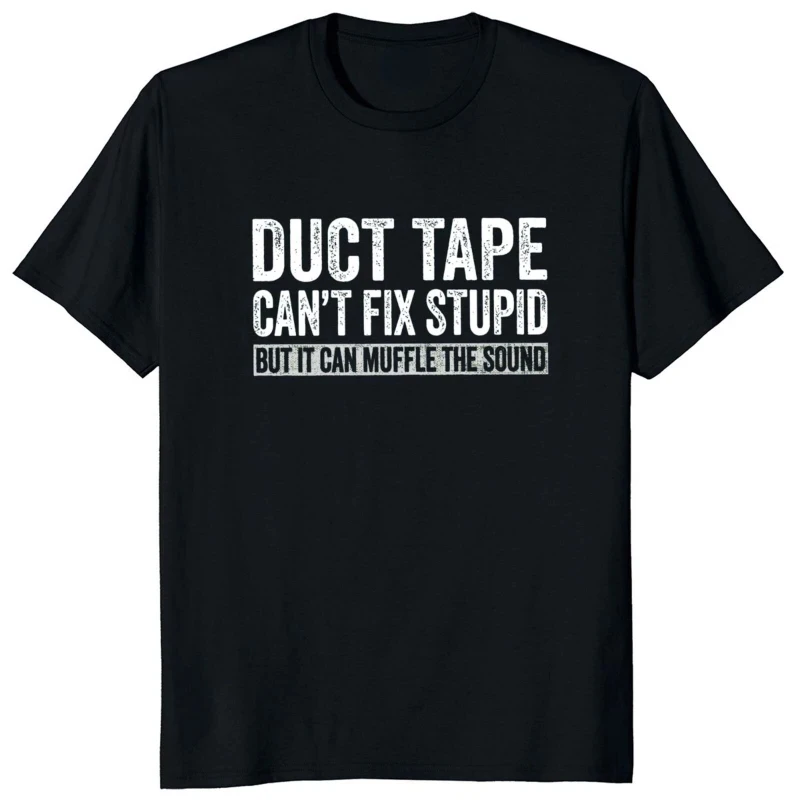 Breathable Cotton Mens Slogan Tee