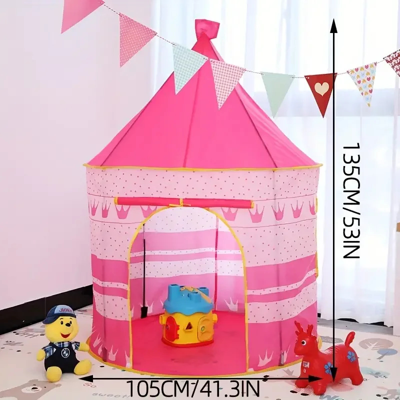 Kids Foldable Castle Play Tent 5 Kids Foldable Castle Play Tent - Image 5