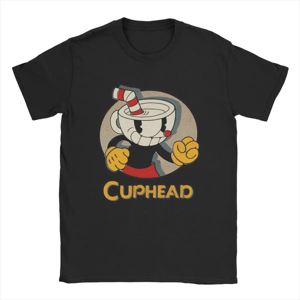 Retro Cuphead And Mugman Graphic Tee 1 Retro Cuphead And Mugman Graphic Tee