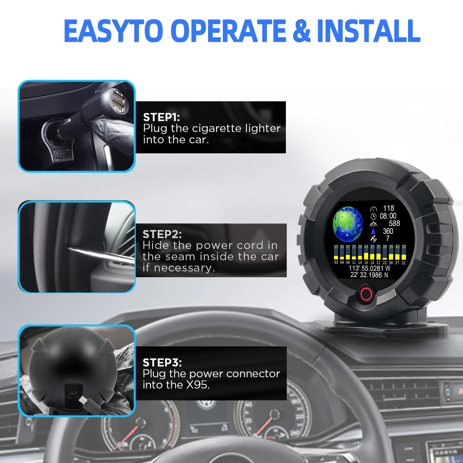 GPS HUD Display With Inclinometer 5 GPS HUD Display With Inclinometer - Image 5