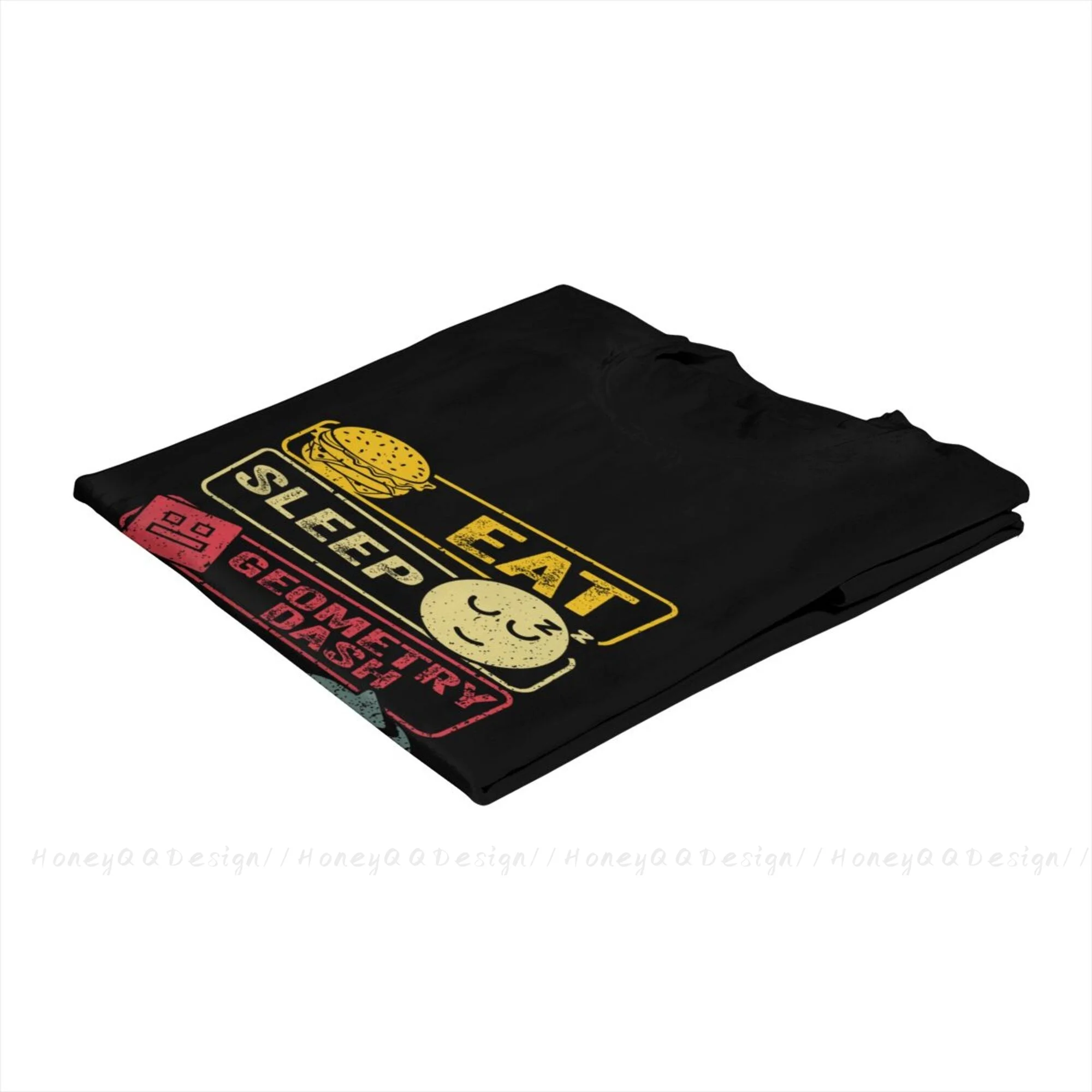 Geometry Dash Print Cotton T-Shirt 4 Geometry Dash Print Cotton T-Shirt - Image 4