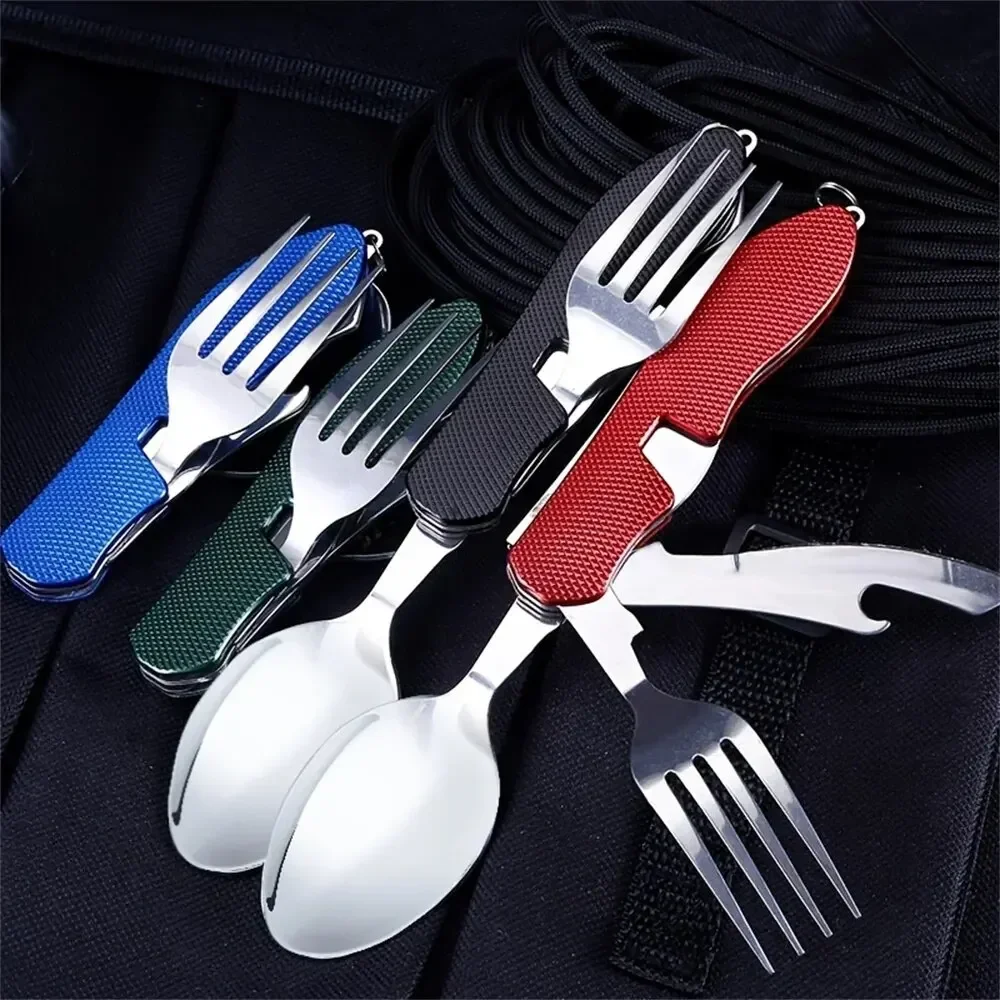 Foldable 4-in-1 Camping Cutlery 3 Foldable 4-in-1 Camping Cutlery - Image 3