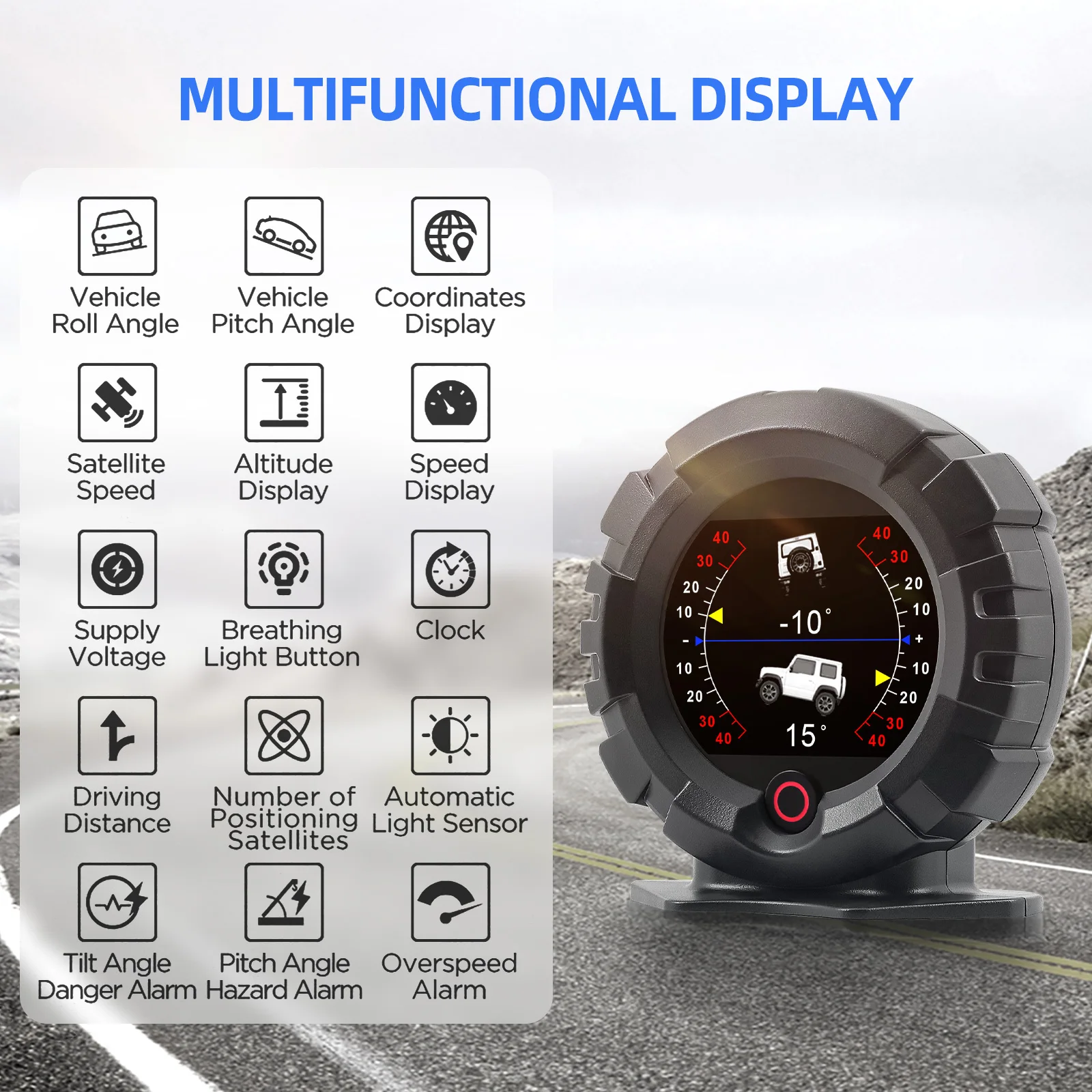GPS HUD Display With Inclinometer 4 GPS HUD Display With Inclinometer - Image 4